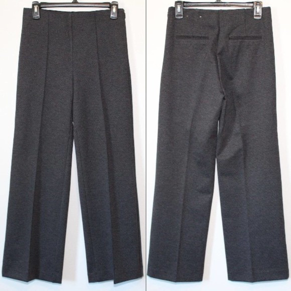 Ann Taylor The Easy Wide Leg Pant Dark Harbor Grey Size PS Petite Small H14239 - Picture 12 of 12